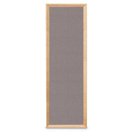 United Visual Products Slim Style Indoor Enclosed Corkboard, 24 UVRDS23SBH-WHITE-APRICOT
